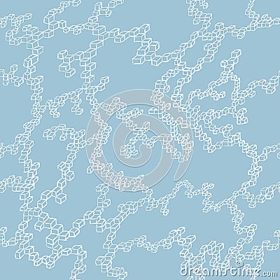 Geometric abstract seamless pattern - vector image