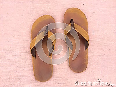Abstract Flip Flop Sandals