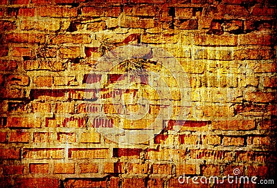 Abstract grunge background texture of brick wall