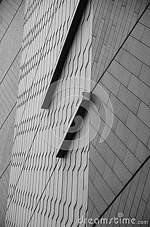 Abstract Lines in Black and White