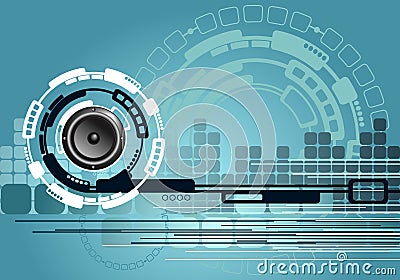 Abstract Music Technology Background