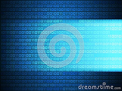 Abstract retro digital computer technology business background