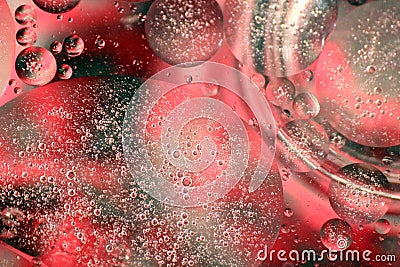 An abstract wallpaper of red circles