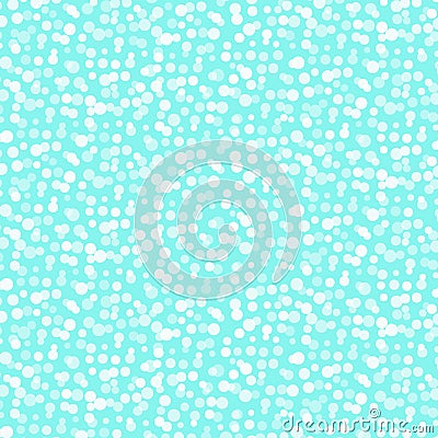 Abstract white pattern from rounds on blue