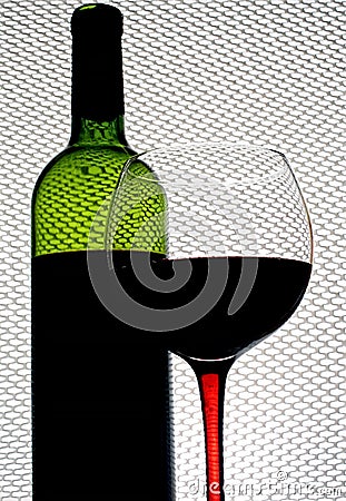 Abstract Wine Background Design