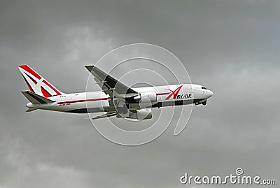 ABX air cargo airplane