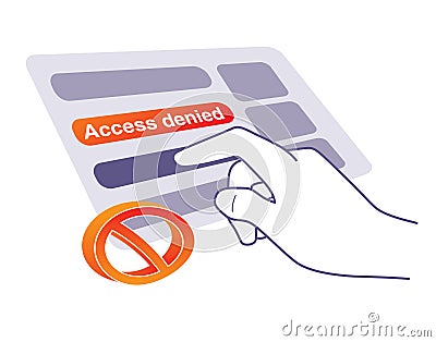 Access Denied Stock Photography - Image: 11455302