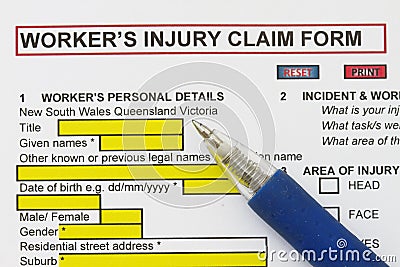 Accidental Injury Claim Form