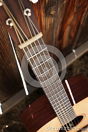 Acoustic Guitar Fret Board