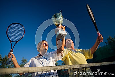 Active senior couple win