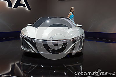 Acura on Acura Nsx Hybrid Concept Stock Photo Image 26395250