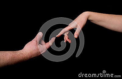 Adam & God Stock Image - Image: 3605141