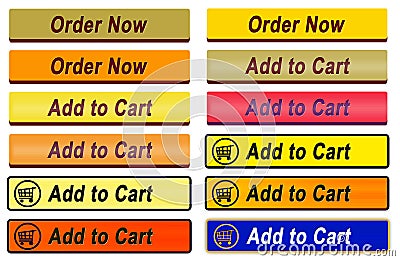 12 add to cart and order now buttons