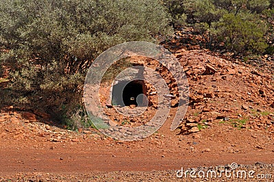 Adit underground mine entrance