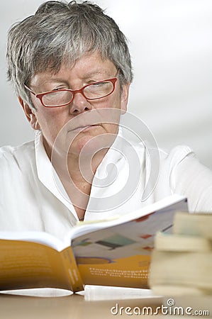 Adult women studying