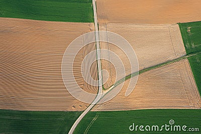 Aerial Farm Land