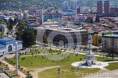 Aerial view on Batumi, Georgia