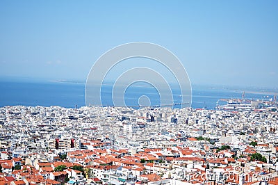 Aerial view of Thessaloniki