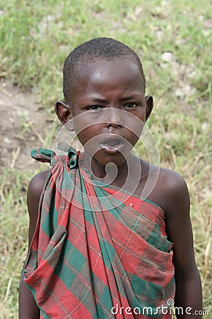 Africa,Masai Mara portrait children Masai