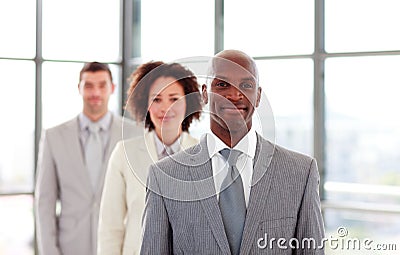 African-American Businessman Leading A Tea