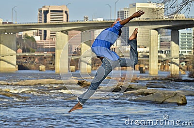 African American dancer / model in Richmond, VA.