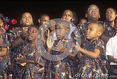 African-American youth choir