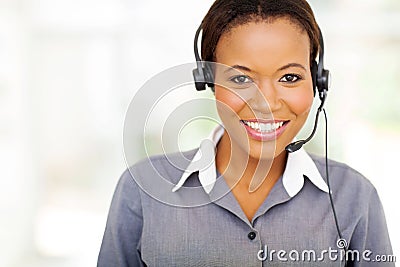 African call center operator