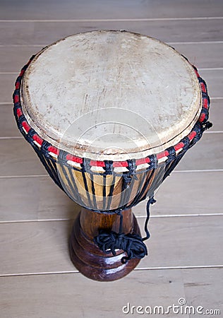 African drum on the floor