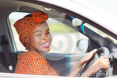African female driver