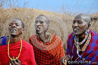 African people from Masai tribe