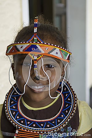 African tribal girl