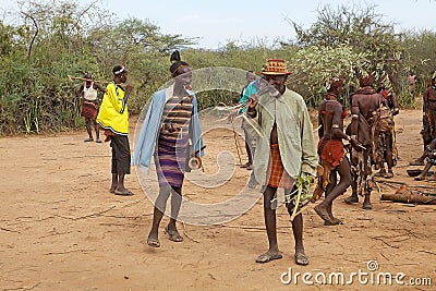 African tribal men