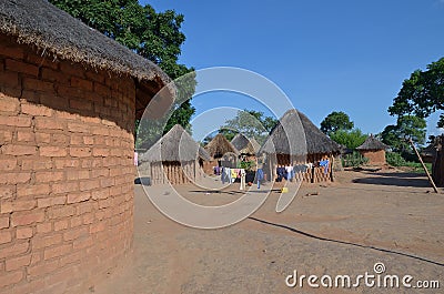 African village