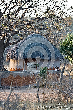 African village house