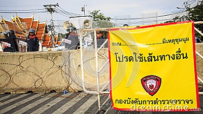 Against the Amnesty Bill law in Thailand.