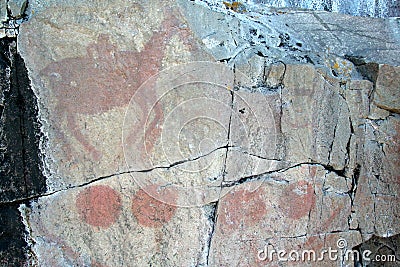 Agawa Pictographs - Horse and Spheres