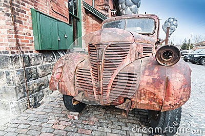 Aged rusty truck