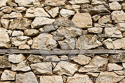 Aged stone wall