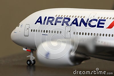 Air France Airbus A380 model