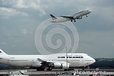 Air France airplanes.