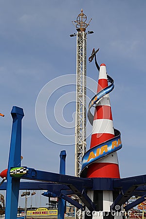 Air race ride in Coney Island Luna Park