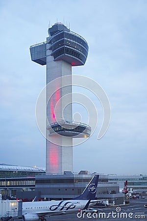 Air Traffic Control Tower at John F Kennedy International Airport