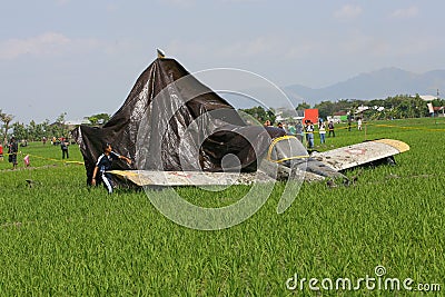 Aircraft crashed