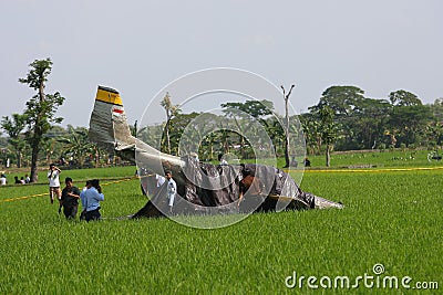 Aircraft crashed