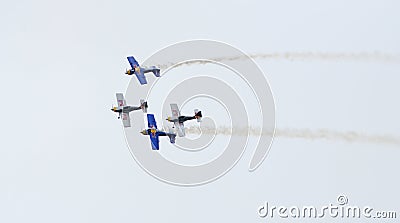 Aircrafts in formation