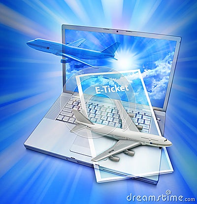 Airplane E Ticket Travel Computer