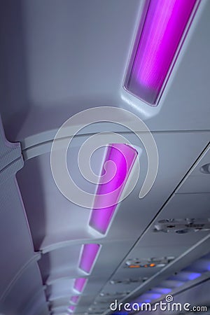 Airplane interior lighting
