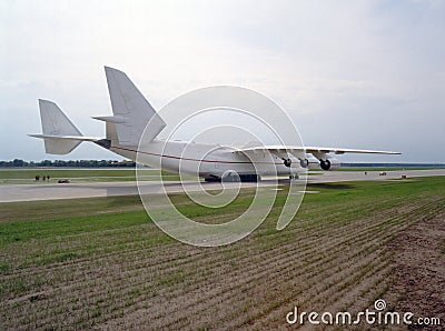 Airplane on runway