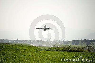 Airplane taking off