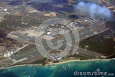 Airport aerial view